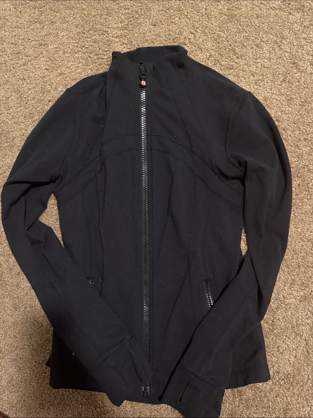 lululemon athletica Black Full-Zip Performance Jacket